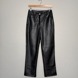 Halogen Faux Leather Pants - Women’s Black (Size 2) - Brand New